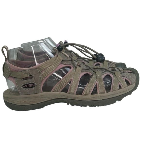 Keen Sandal Whisper Tan Pink Fisherman Outdoor Trail Water Hiking Shoes Womens 9 - Picture 2 of 15